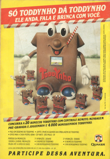 Toddynho (1992) – propagandas de gibi