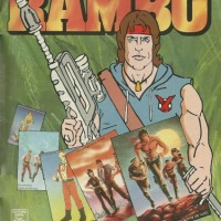Álbum de figurinhas do Rambo (1988)